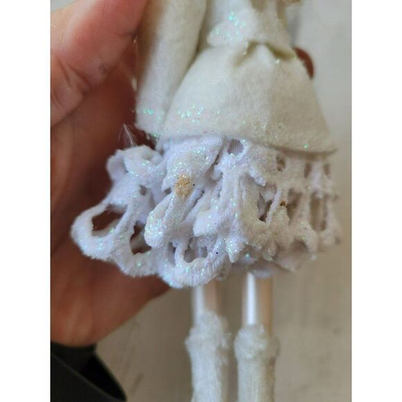 Vintage Italian glass de carlini lady elegant ornament shopper evening dress spa - Picture 6 of 9